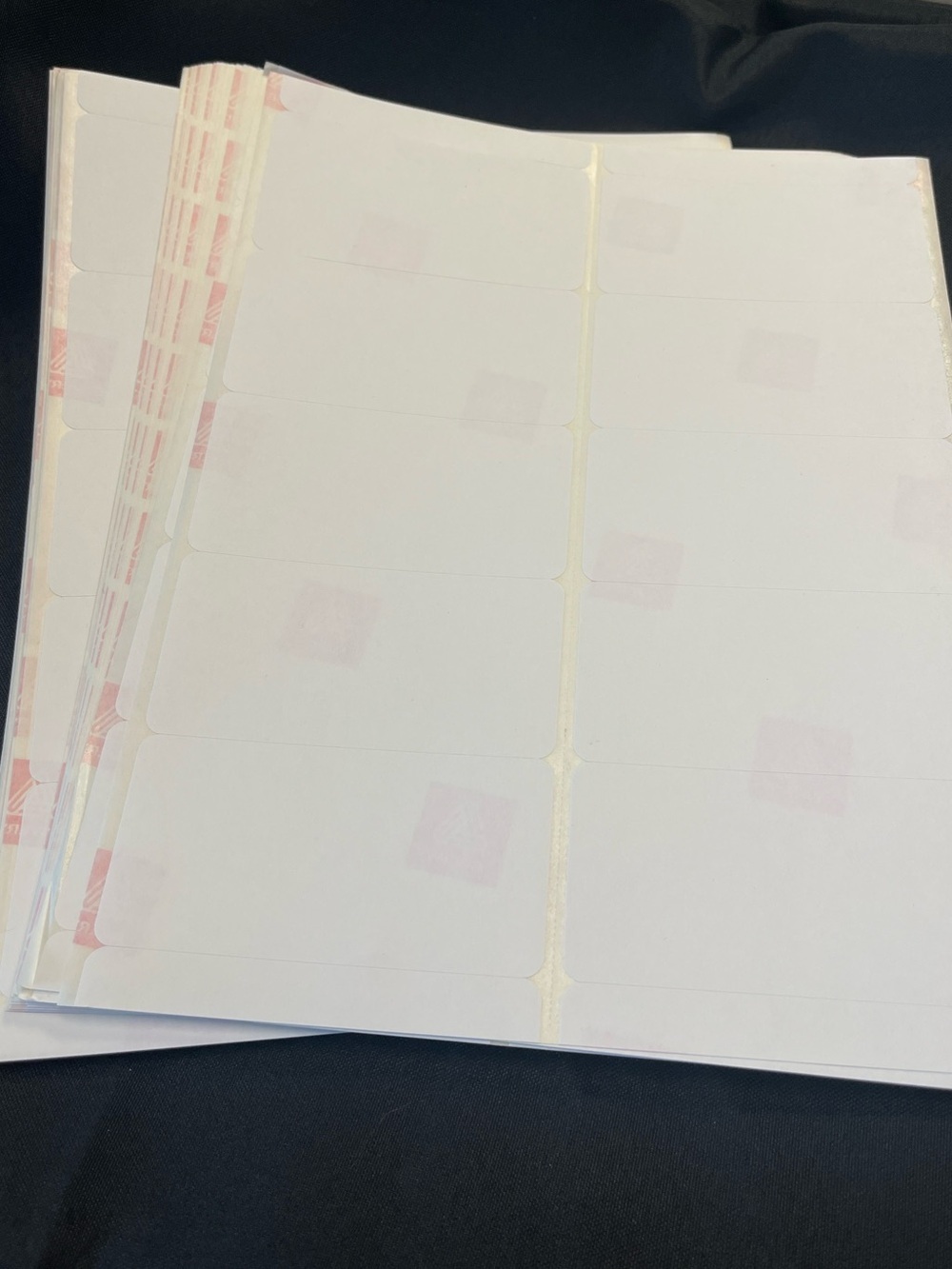 2”x4” Blank White Address Labels - Avery 5263 10 labels per sheet, 50 Sheets
